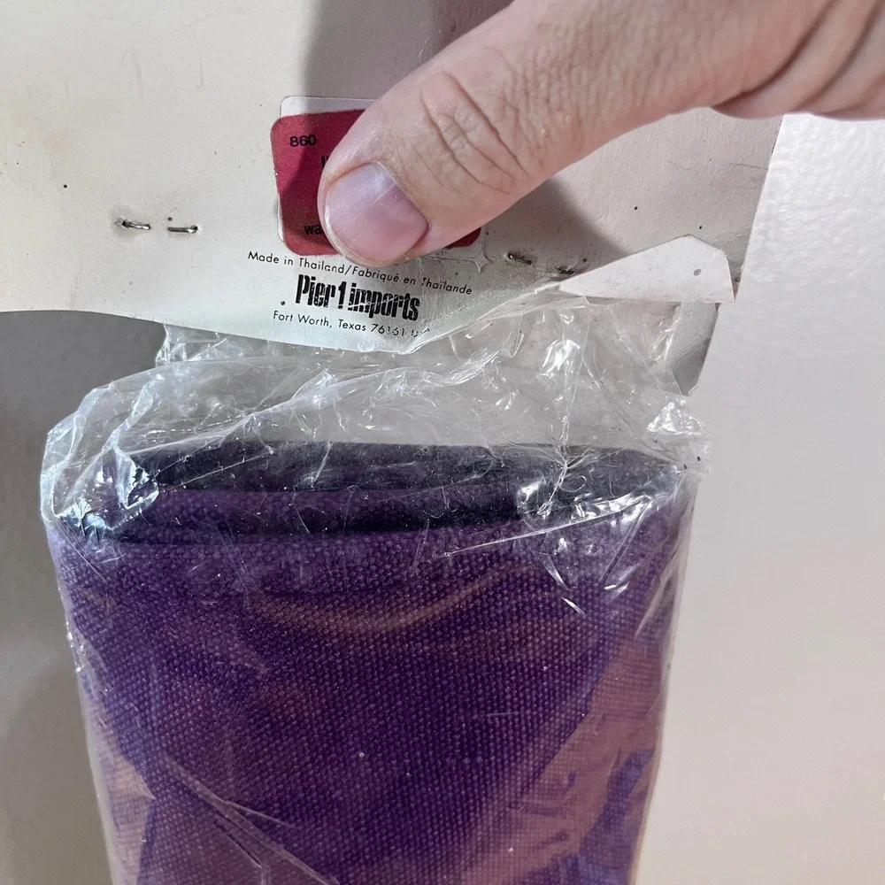 Pier 1 Imports Director's Chair Cover Purple Vtg Canvas Replacement Set